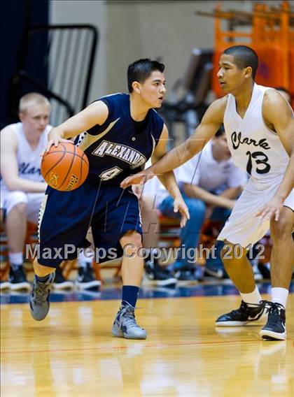 Thumbnail 3 in Clark vs. Alexander (UIL 5A Regional Semifinal) photogallery.