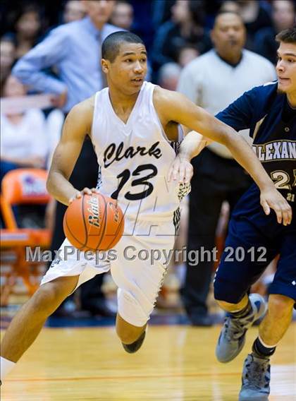 Thumbnail 3 in Clark vs. Alexander (UIL 5A Regional Semifinal) photogallery.
