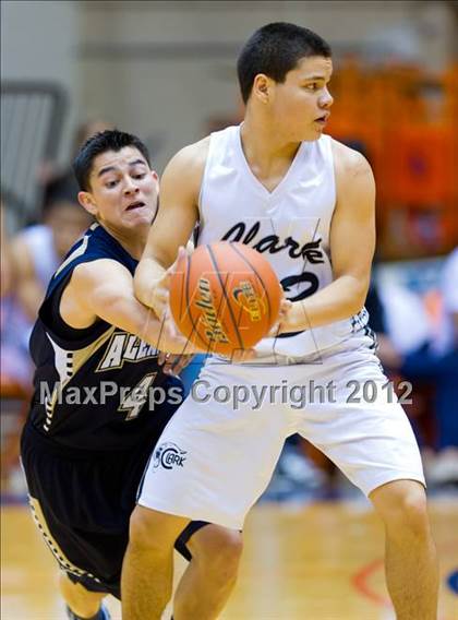 Thumbnail 2 in Clark vs. Alexander (UIL 5A Regional Semifinal) photogallery.