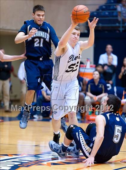 Thumbnail 2 in Clark vs. Alexander (UIL 5A Regional Semifinal) photogallery.