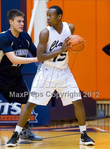 Thumbnail 1 in Clark vs. Alexander (UIL 5A Regional Semifinal) photogallery.
