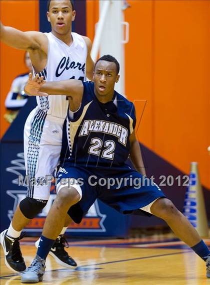 Thumbnail 3 in Clark vs. Alexander (UIL 5A Regional Semifinal) photogallery.