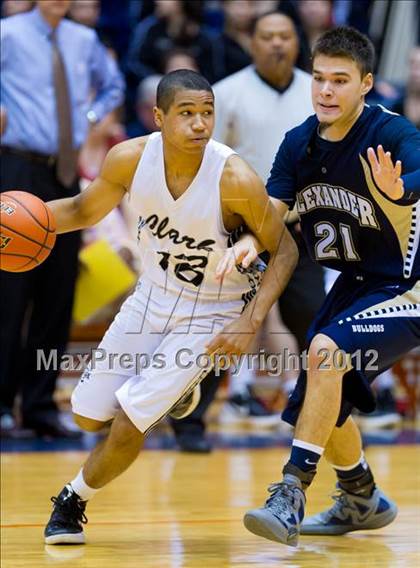 Thumbnail 1 in Clark vs. Alexander (UIL 5A Regional Semifinal) photogallery.