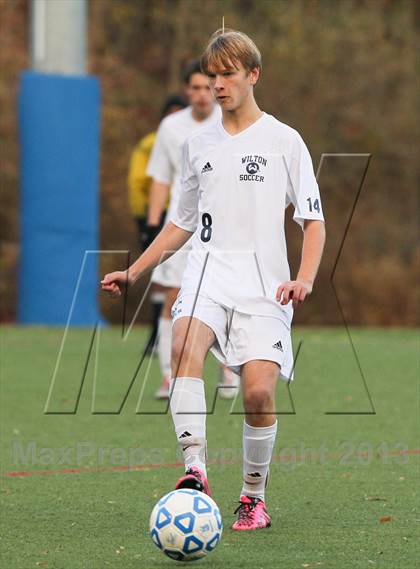 Thumbnail 3 in East Hartford @ Wilton (CIAC Class LL 1st Round) photogallery.
