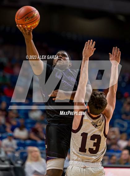Thumbnail 3 in Flatonia vs LaPoynor (UIL 2A Basketball Semifinal) photogallery.