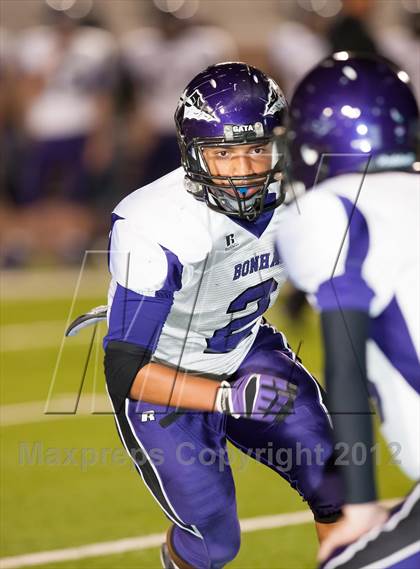 Thumbnail 1 in Madison vs. Bonham (UIL 3A Division Bi-District Playoff) photogallery.