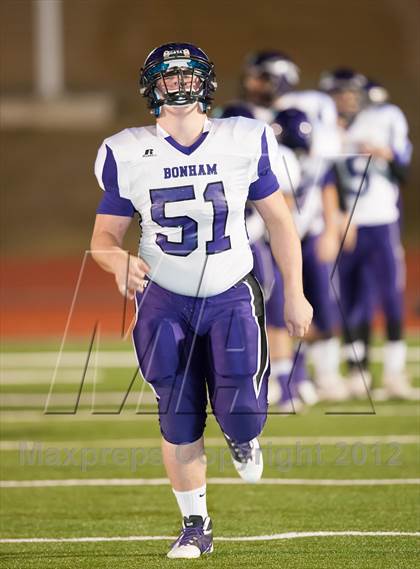 Thumbnail 3 in Madison vs. Bonham (UIL 3A Division Bi-District Playoff) photogallery.