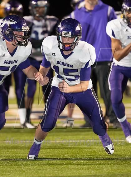 Thumbnail 2 in Madison vs. Bonham (UIL 3A Division Bi-District Playoff) photogallery.