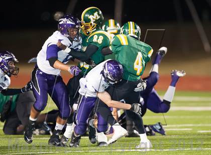 Thumbnail 1 in Madison vs. Bonham (UIL 3A Division Bi-District Playoff) photogallery.