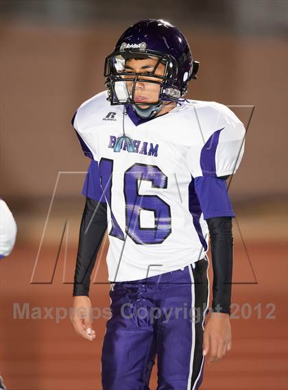 Thumbnail 3 in Madison vs. Bonham (UIL 3A Division Bi-District Playoff) photogallery.