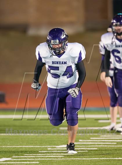 Thumbnail 2 in Madison vs. Bonham (UIL 3A Division Bi-District Playoff) photogallery.
