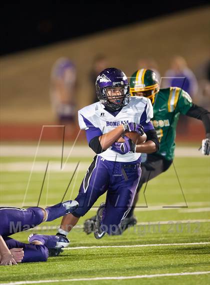 Thumbnail 1 in Madison vs. Bonham (UIL 3A Division Bi-District Playoff) photogallery.