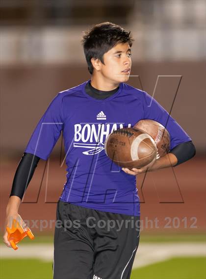 Thumbnail 1 in Madison vs. Bonham (UIL 3A Division Bi-District Playoff) photogallery.