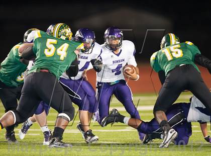 Thumbnail 3 in Madison vs. Bonham (UIL 3A Division Bi-District Playoff) photogallery.