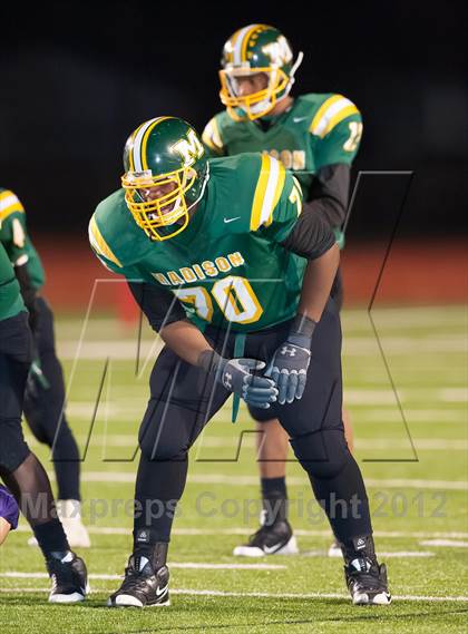 Thumbnail 2 in Madison vs. Bonham (UIL 3A Division Bi-District Playoff) photogallery.
