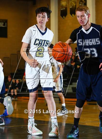 Thumbnail 3 in Saugus vs. West Ranch (Golden Valley Tournament) photogallery.