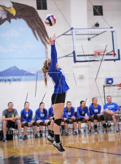Thumbnail 2 in Calvary Christian vs Pahranagat(LMCA Fall Classic) photogallery.