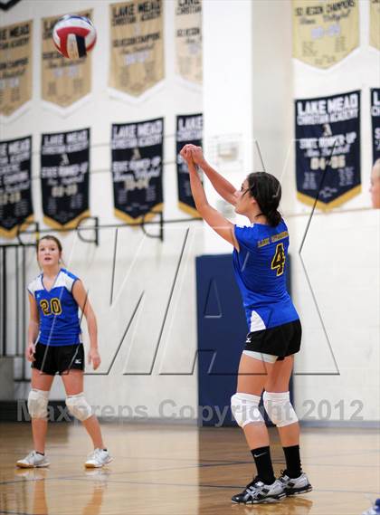 Thumbnail 3 in Calvary Christian vs Pahranagat(LMCA Fall Classic) photogallery.