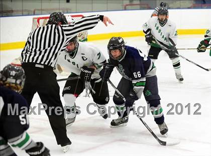 Thumbnail 1 in Bolton/Coventry/Lyman Memorial vs. Northwest Catholic (CIAC Division III Quarterfinal) photogallery.