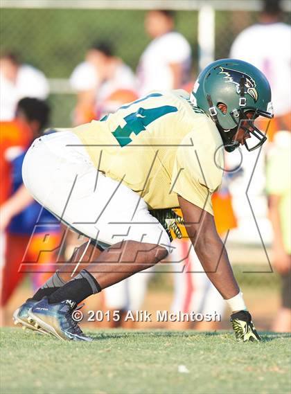 Thumbnail 3 in Louisburg vs. Ravenscroft Scrimmage (Tar River Rumble) photogallery.