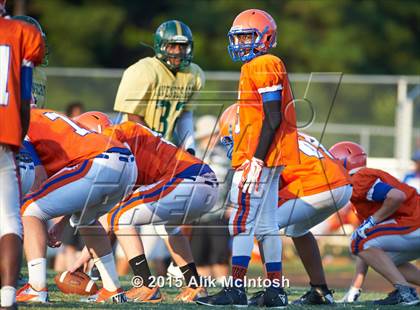 Thumbnail 2 in Louisburg vs. Ravenscroft Scrimmage (Tar River Rumble) photogallery.
