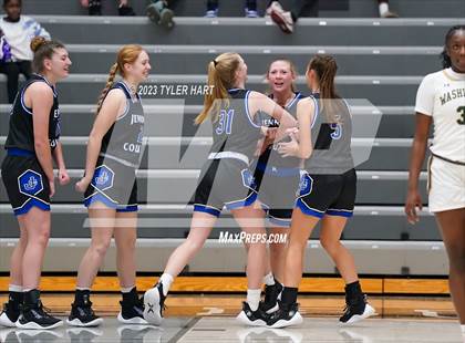 Thumbnail 3 in South Bend Washington vs Jennings County (Sneakers for Santa Shootout) photogallery.