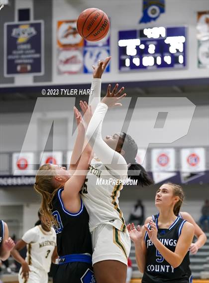 Thumbnail 2 in South Bend Washington vs Jennings County (Sneakers for Santa Shootout) photogallery.