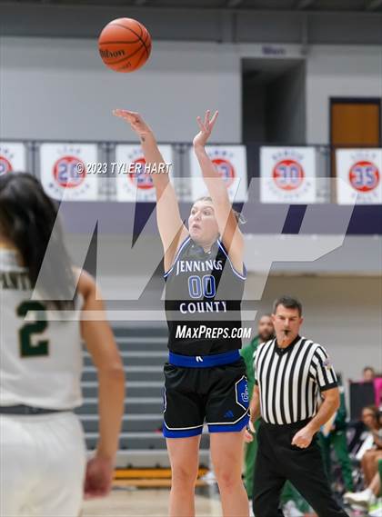 Thumbnail 2 in South Bend Washington vs Jennings County (Sneakers for Santa Shootout) photogallery.