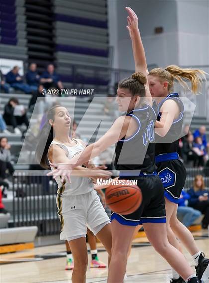 Thumbnail 1 in South Bend Washington vs Jennings County (Sneakers for Santa Shootout) photogallery.