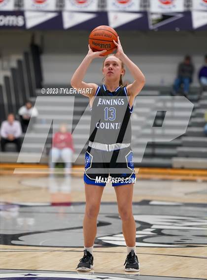 Thumbnail 1 in South Bend Washington vs Jennings County (Sneakers for Santa Shootout) photogallery.