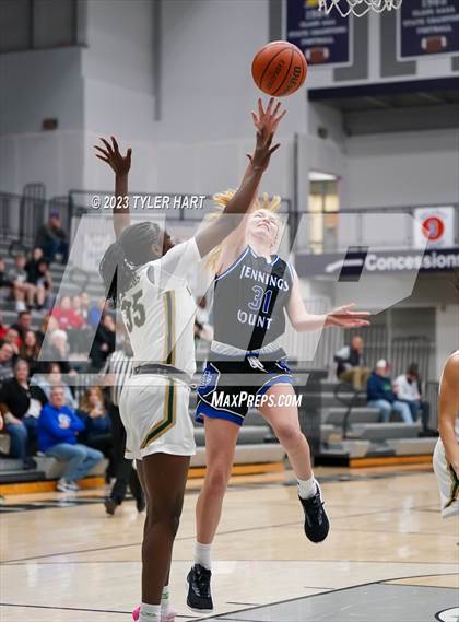 Thumbnail 1 in South Bend Washington vs Jennings County (Sneakers for Santa Shootout) photogallery.