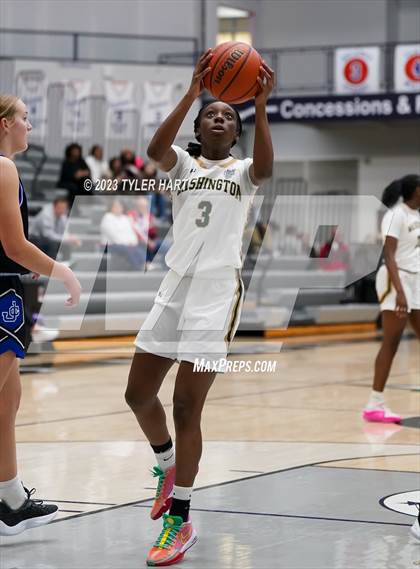 Thumbnail 2 in South Bend Washington vs Jennings County (Sneakers for Santa Shootout) photogallery.