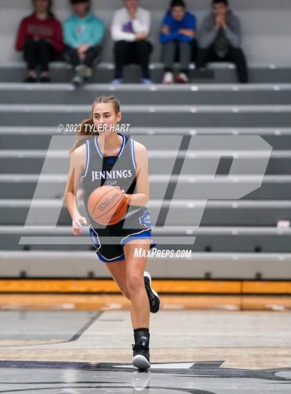 Thumbnail 1 in South Bend Washington vs Jennings County (Sneakers for Santa Shootout) photogallery.