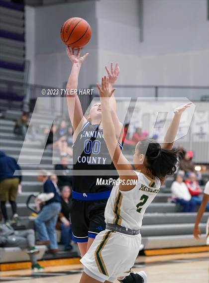 Thumbnail 2 in South Bend Washington vs Jennings County (Sneakers for Santa Shootout) photogallery.