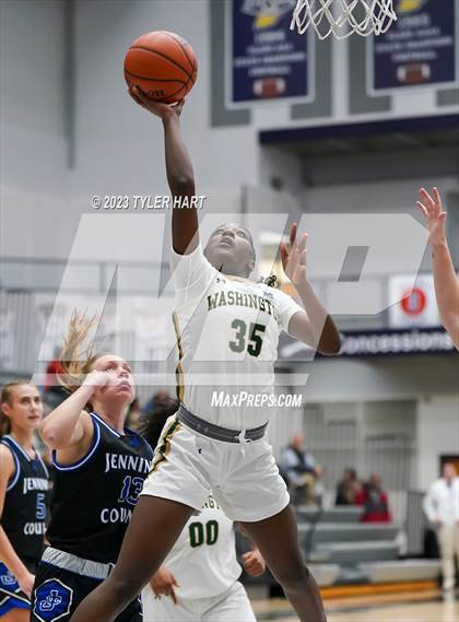 Thumbnail 1 in South Bend Washington vs Jennings County (Sneakers for Santa Shootout) photogallery.
