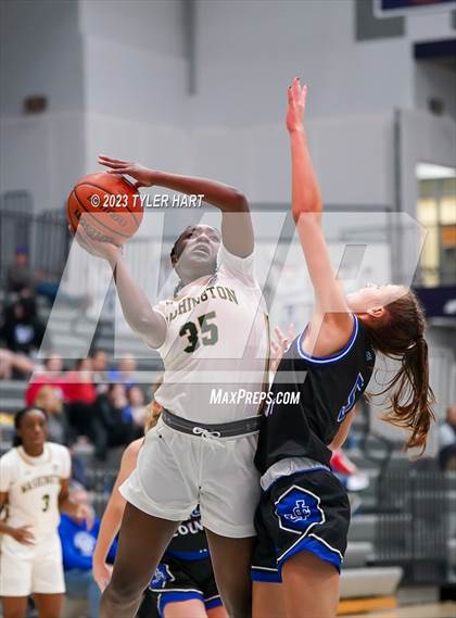 Thumbnail 1 in South Bend Washington vs Jennings County (Sneakers for Santa Shootout) photogallery.