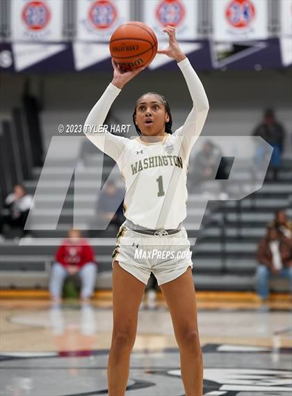 Thumbnail 3 in South Bend Washington vs Jennings County (Sneakers for Santa Shootout) photogallery.