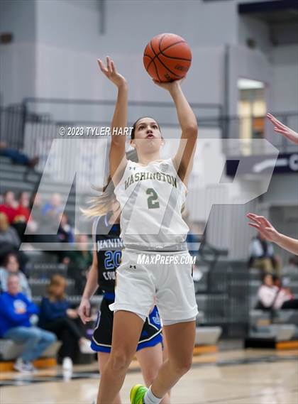 Thumbnail 1 in South Bend Washington vs Jennings County (Sneakers for Santa Shootout) photogallery.