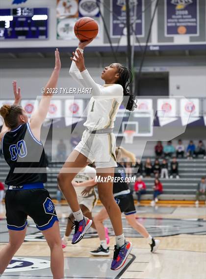 Thumbnail 3 in South Bend Washington vs Jennings County (Sneakers for Santa Shootout) photogallery.
