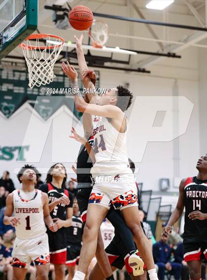 Thumbnail 2 in Liverpool vs Utica Academy of Science (NYSPHSAA Section 3 AAA Semifinal) photogallery.