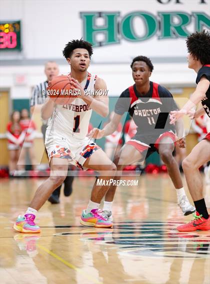 Thumbnail 1 in Liverpool vs Utica Academy of Science (NYSPHSAA Section 3 AAA Semifinal) photogallery.