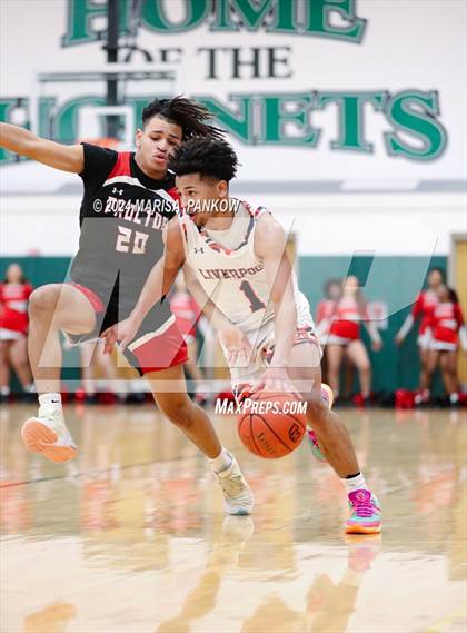 Thumbnail 1 in Liverpool vs Utica Academy of Science (NYSPHSAA Section 3 AAA Semifinal) photogallery.