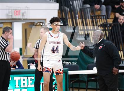Thumbnail 2 in Liverpool vs Utica Academy of Science (NYSPHSAA Section 3 AAA Semifinal) photogallery.