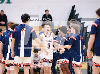 Thumbnail 2 in Liverpool vs Utica Academy of Science (NYSPHSAA Section 3 AAA Semifinal) photogallery.
