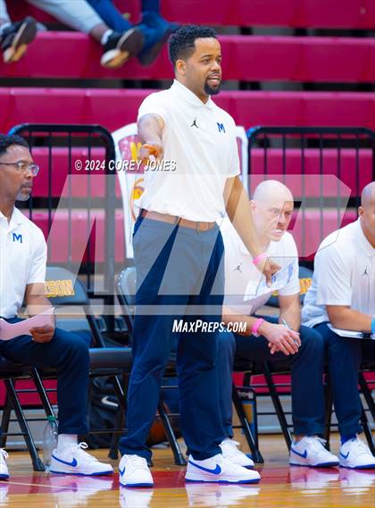 Thumbnail 2 in Mt. Bethel Christian Academy vs McCallie (Hard In The Paint Classic) photogallery.