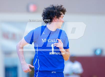 Thumbnail 2 in Mt. Bethel Christian Academy vs McCallie (Hard In The Paint Classic) photogallery.