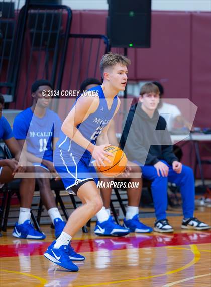 Thumbnail 2 in Mt. Bethel Christian Academy vs McCallie (Hard In The Paint Classic) photogallery.