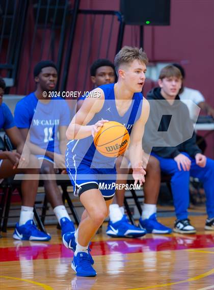 Thumbnail 3 in Mt. Bethel Christian Academy vs McCallie (Hard In The Paint Classic) photogallery.