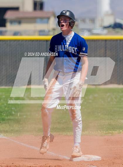 Thumbnail 3 in Smith Valley vs. Indian Springs (NIAA 1A State Playoffs) photogallery.