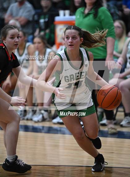 Thumbnail 3 in South Gallia vs. Green  (OHSAA DIV VII District Final) photogallery.